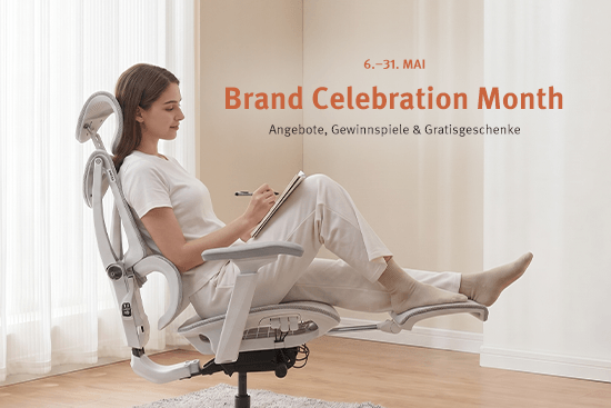 Welax Brand Celebration Month 2026 Vorschau | Kommende Angebote & Giveaways für ergonomische Stühle