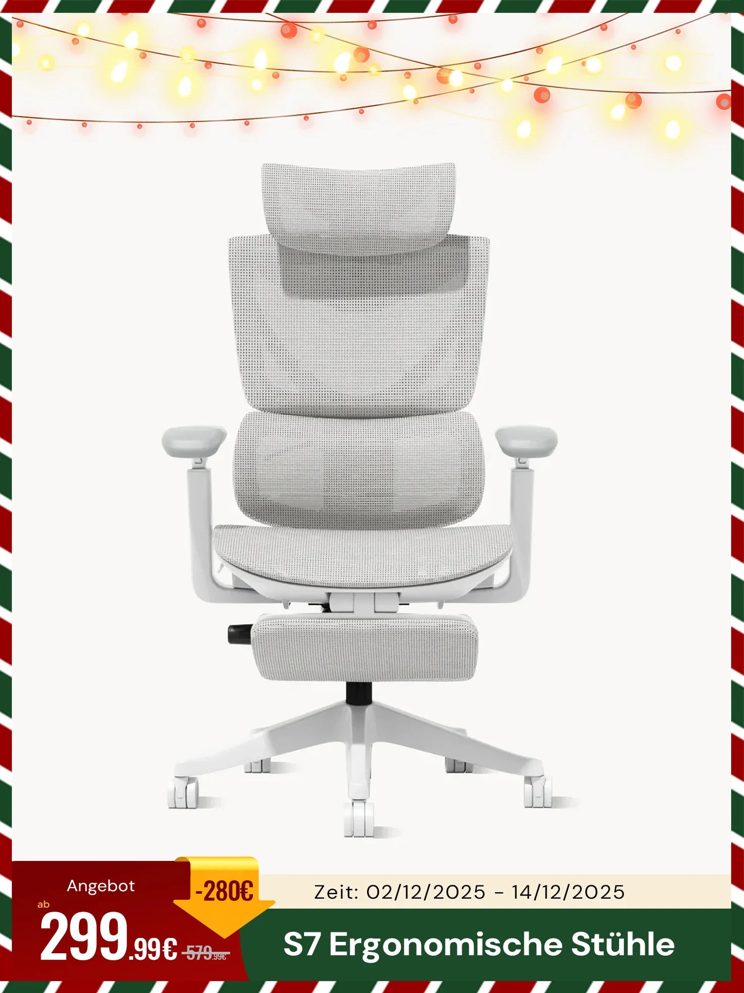 S7 Ergonomischer Bürostuhl