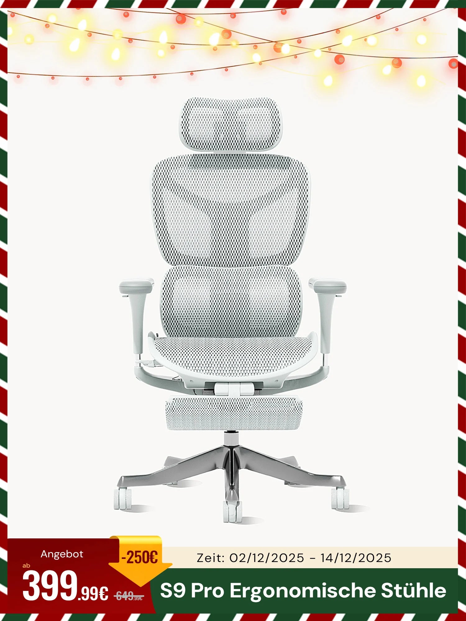 S9 Pro Ergonomischer Bürostuhl