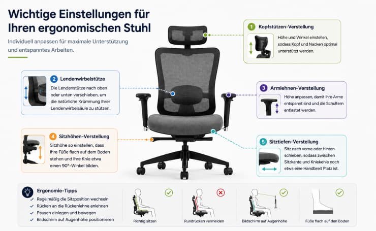 Detailed Breakdown of Ergonomic Office Chair Features: Which Adjustments Are Truly Important?