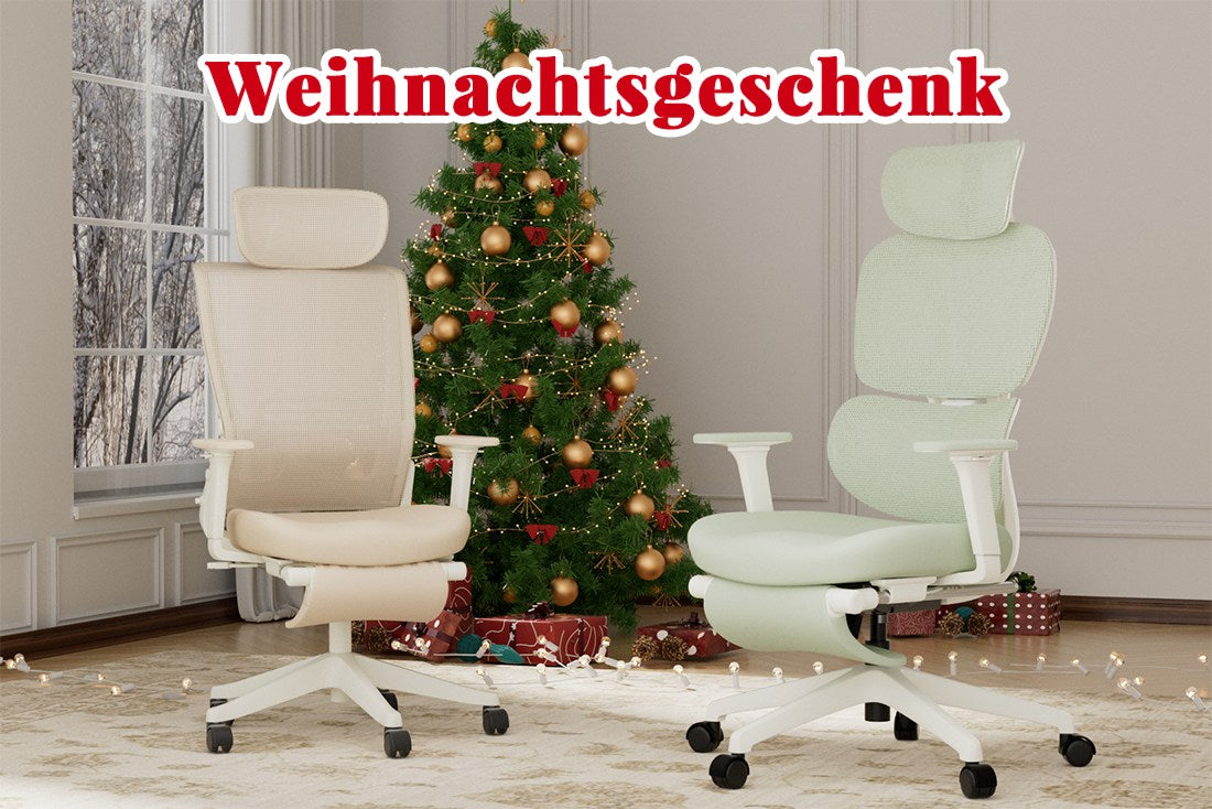 Warum ein ergonomischer Stuhl das beste Weihnachtsgeschenk bei Rückenschmerzen ist
