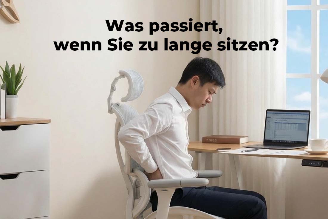 Was passiert, wenn man zu lange in derselben Position sitzt?