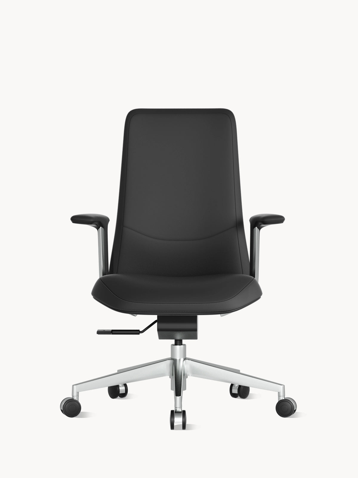 Neris mittlerer Bürostuhl aus Leder