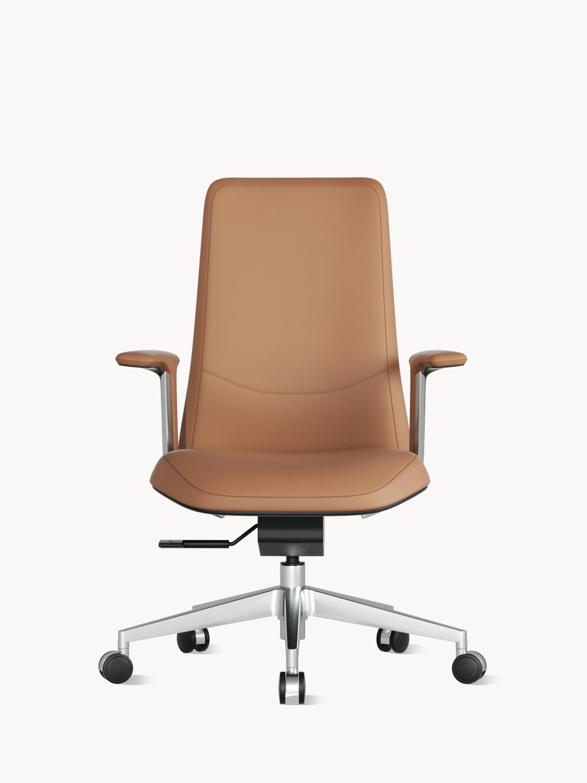 Neris mittlerer Bürostuhl aus Leder