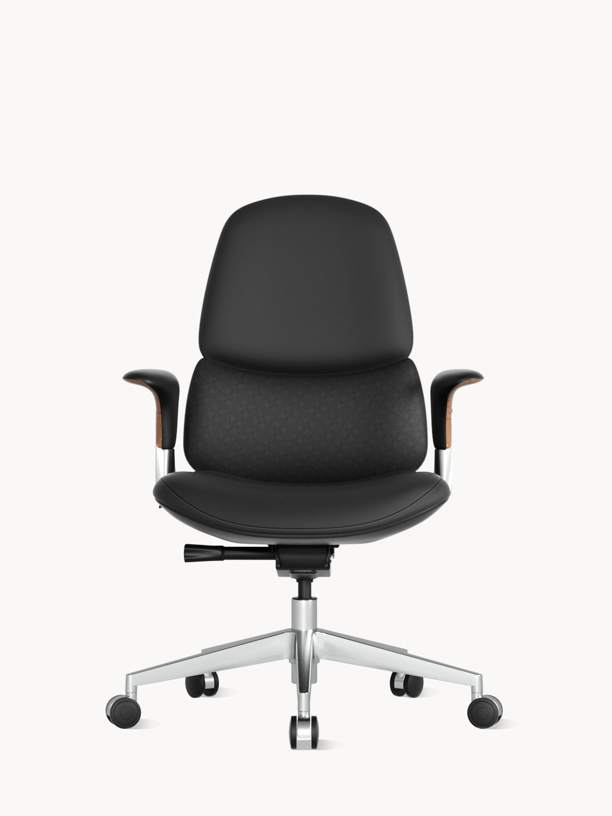 Nyla mittlerer Bürostuhl aus Leder