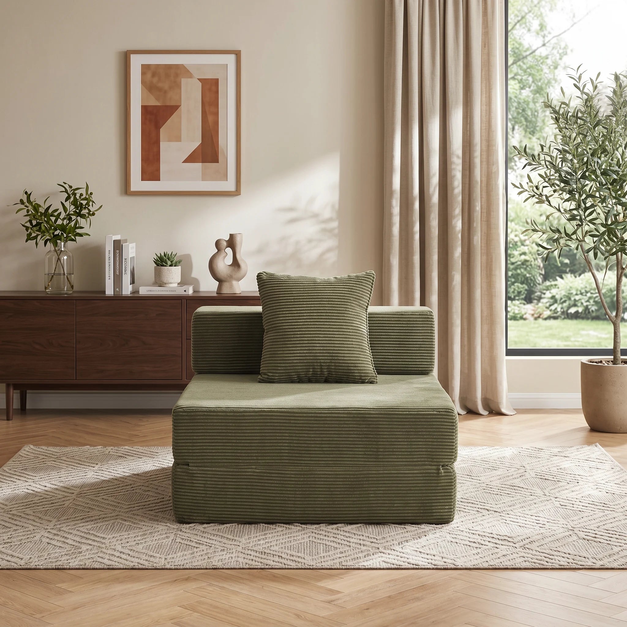 Atlas 1-Sitzer Komprimiertes Modulares Sofa