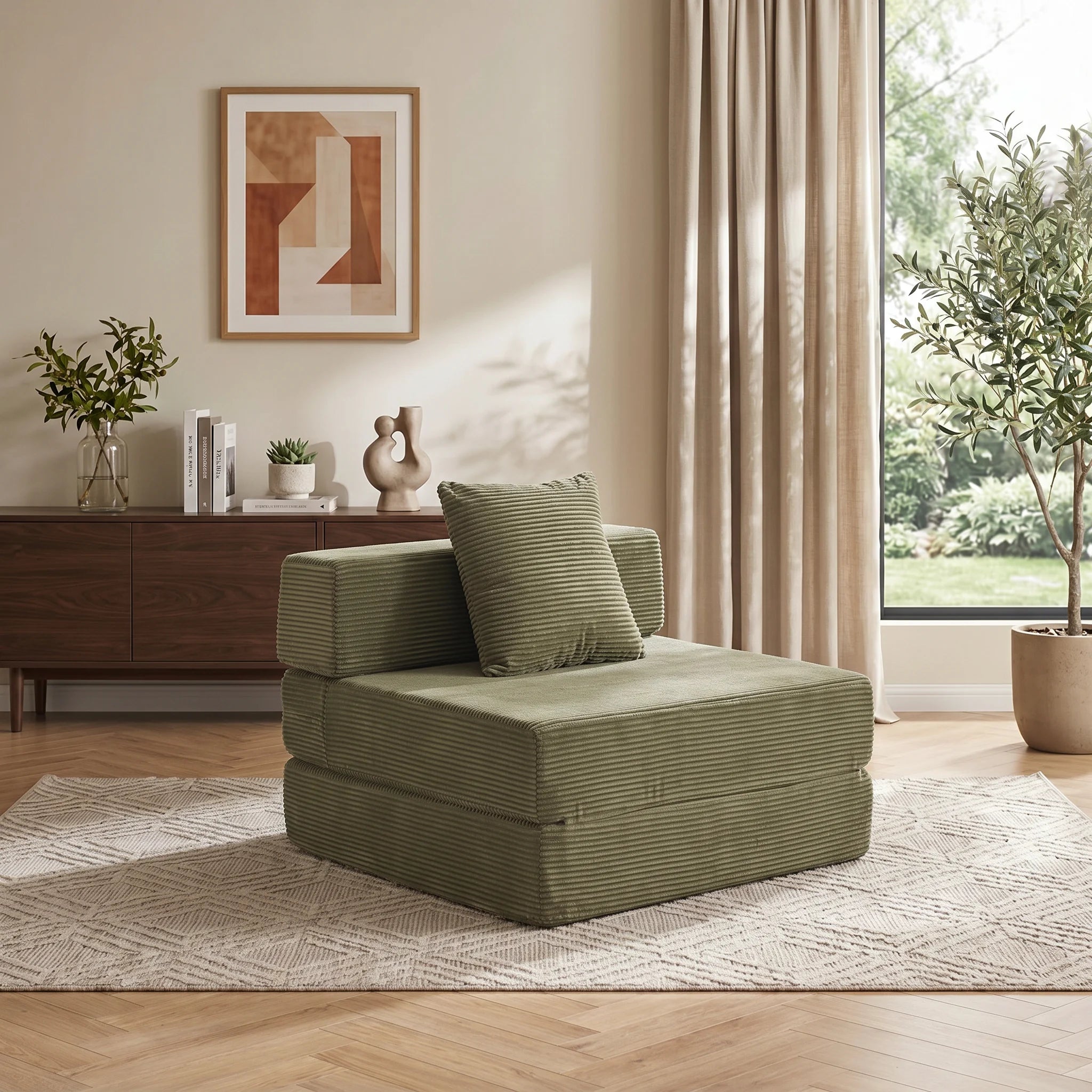 Atlas 1-Sitzer Komprimiertes Modulares Sofa