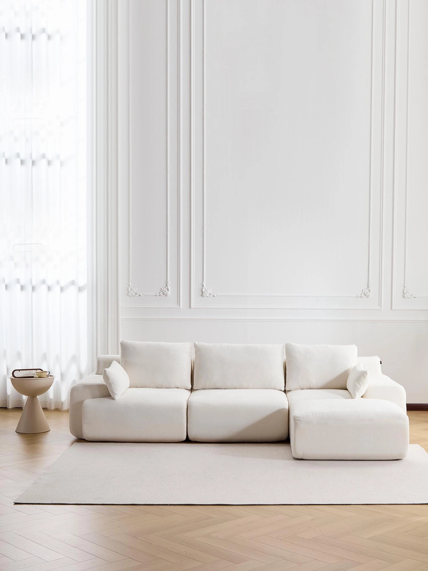 Zeus Modulares Sofa (4-Sitzer) mit Hocker