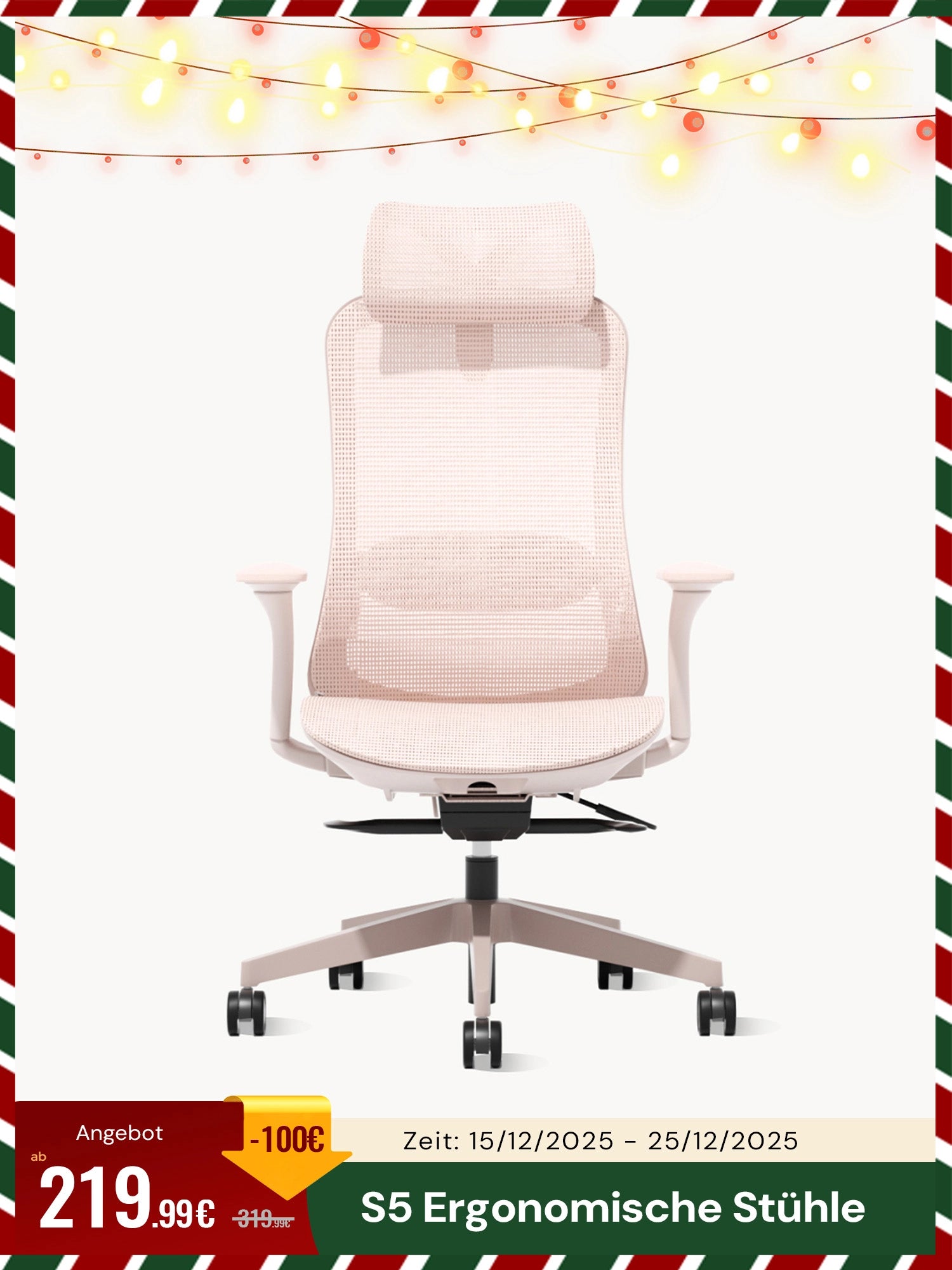 S5 Ergonomischer Bürostuhl