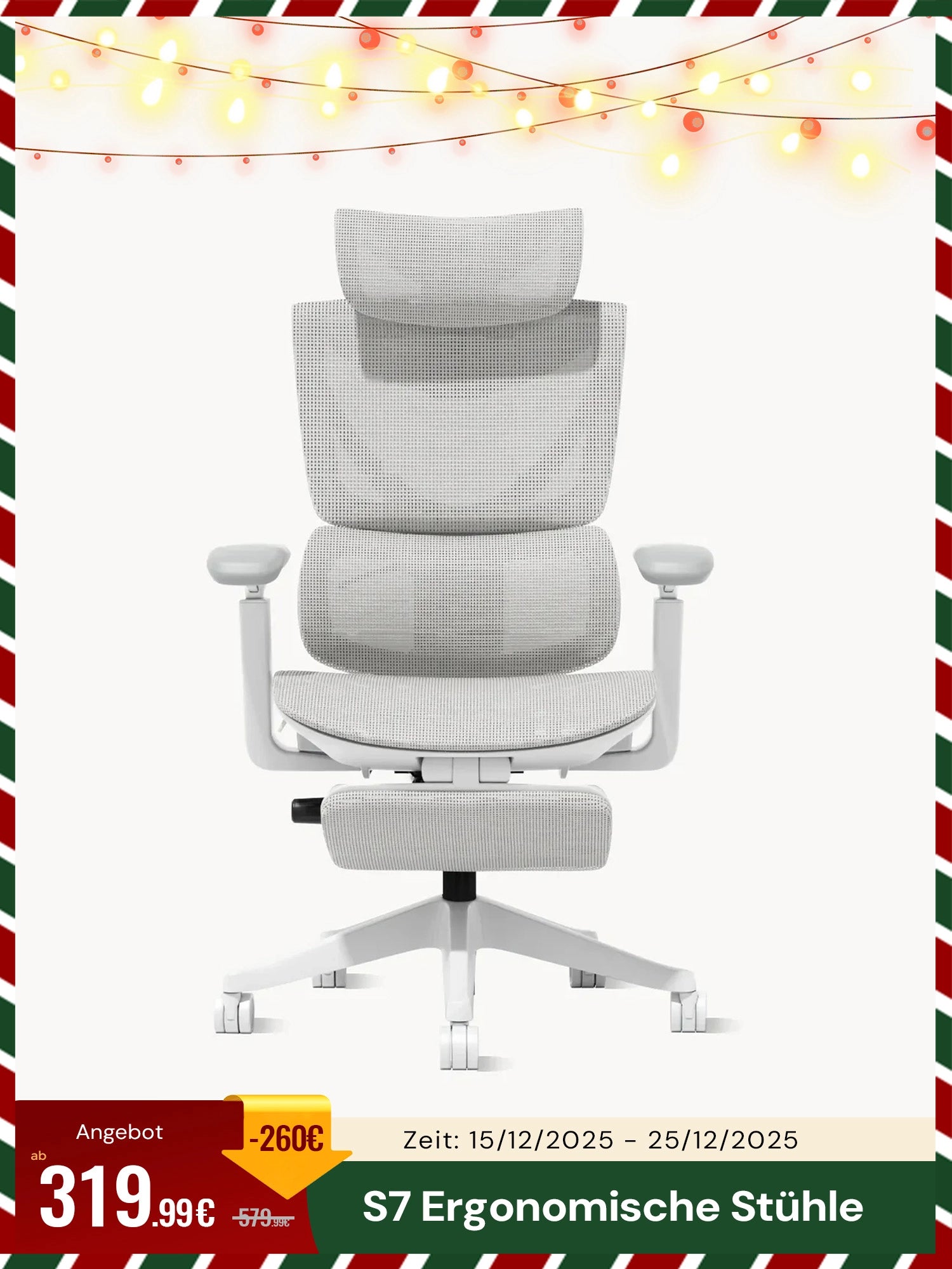 S7 Ergonomischer Bürostuhl