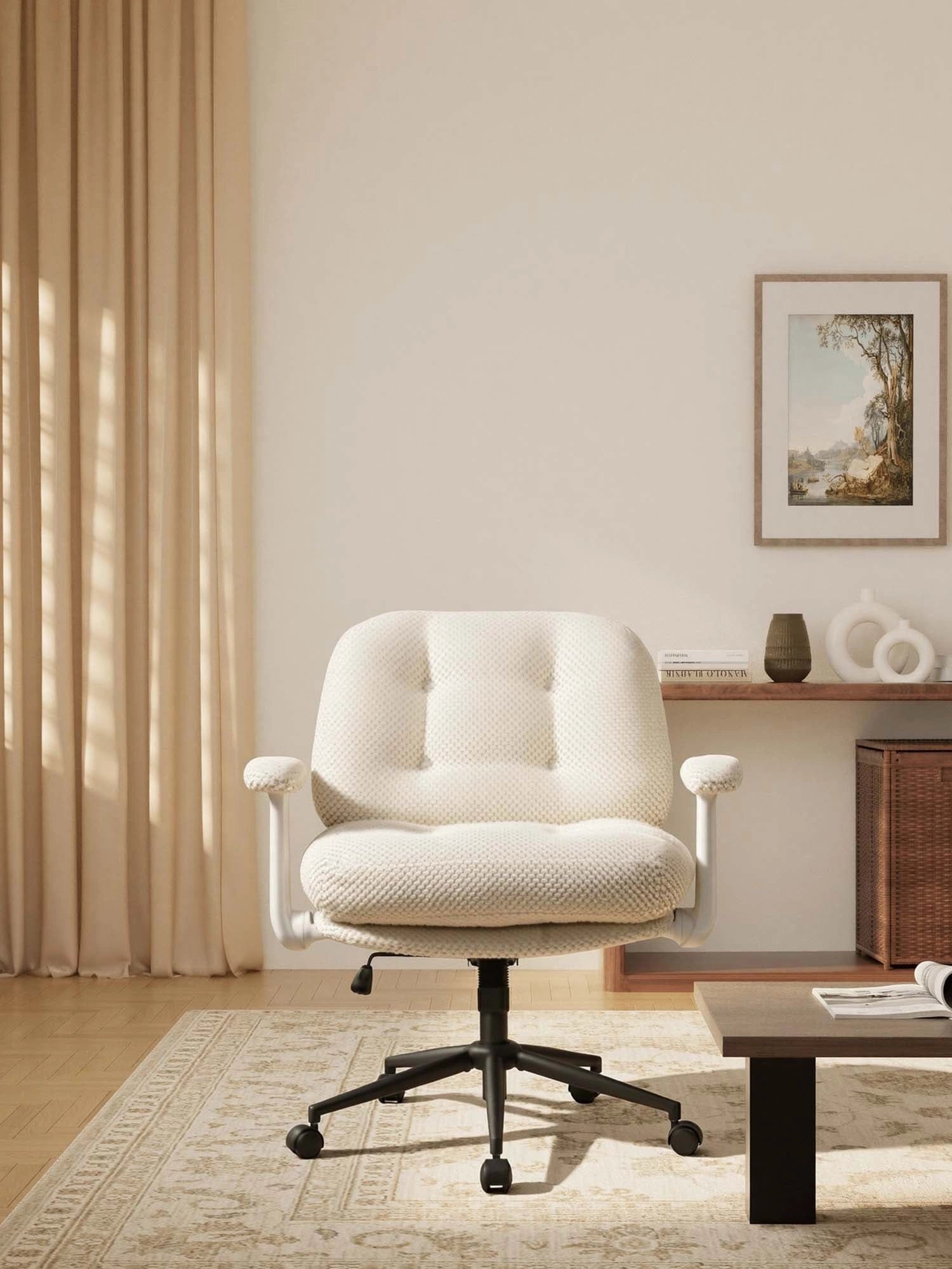 P5 Criss Cross Stuhl mit Extra-Breitem Sitz und Klappbaren Armlehnen