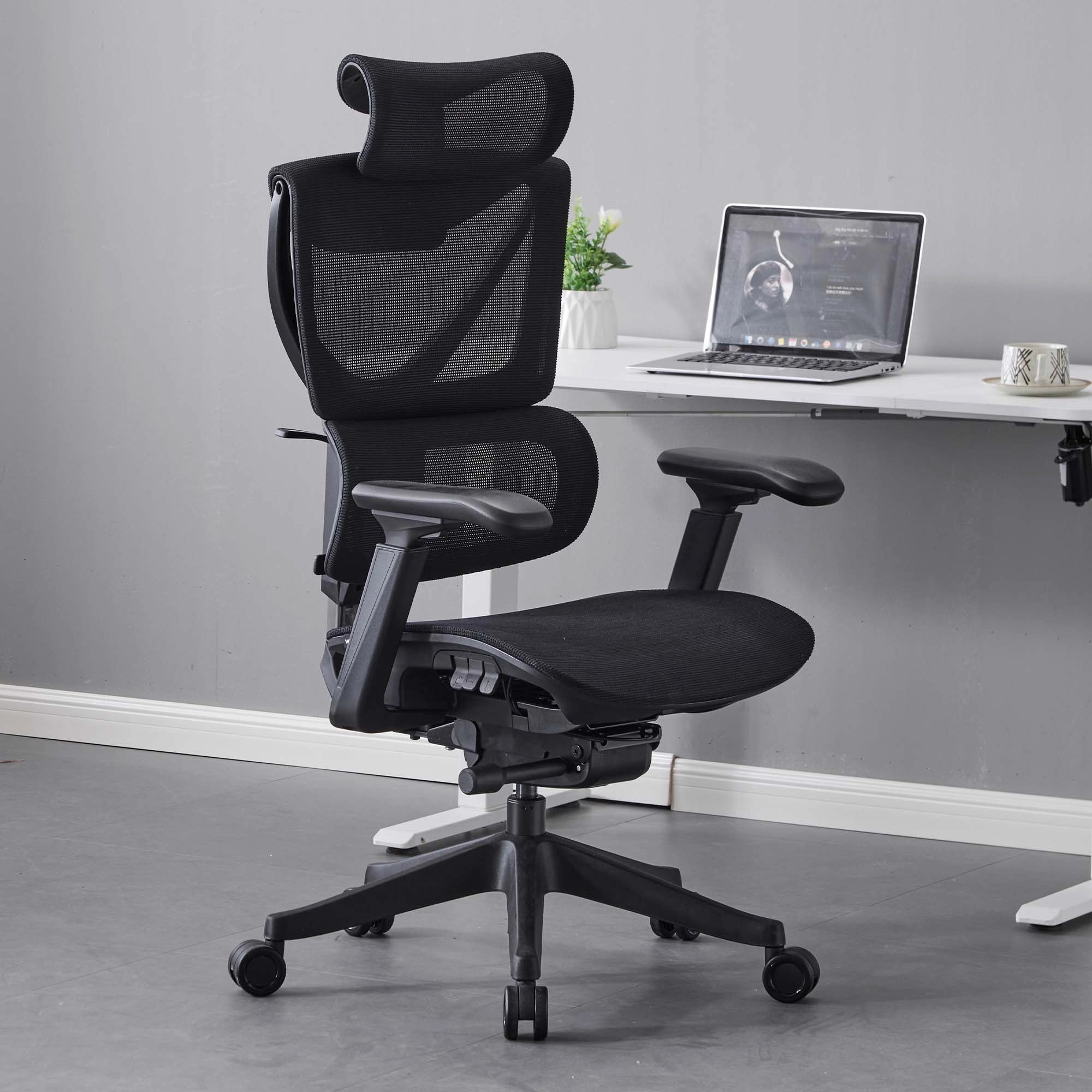 S7 Ergonomischer Bürostuhl mit Drei-Tasten-Verstellung